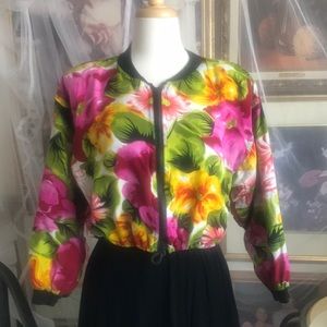 Vintage 90s cropped Bomber Jacket